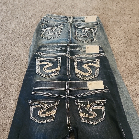 Silver Jeans Blue Straight Leg Classic Denim - Picture 5 of 5